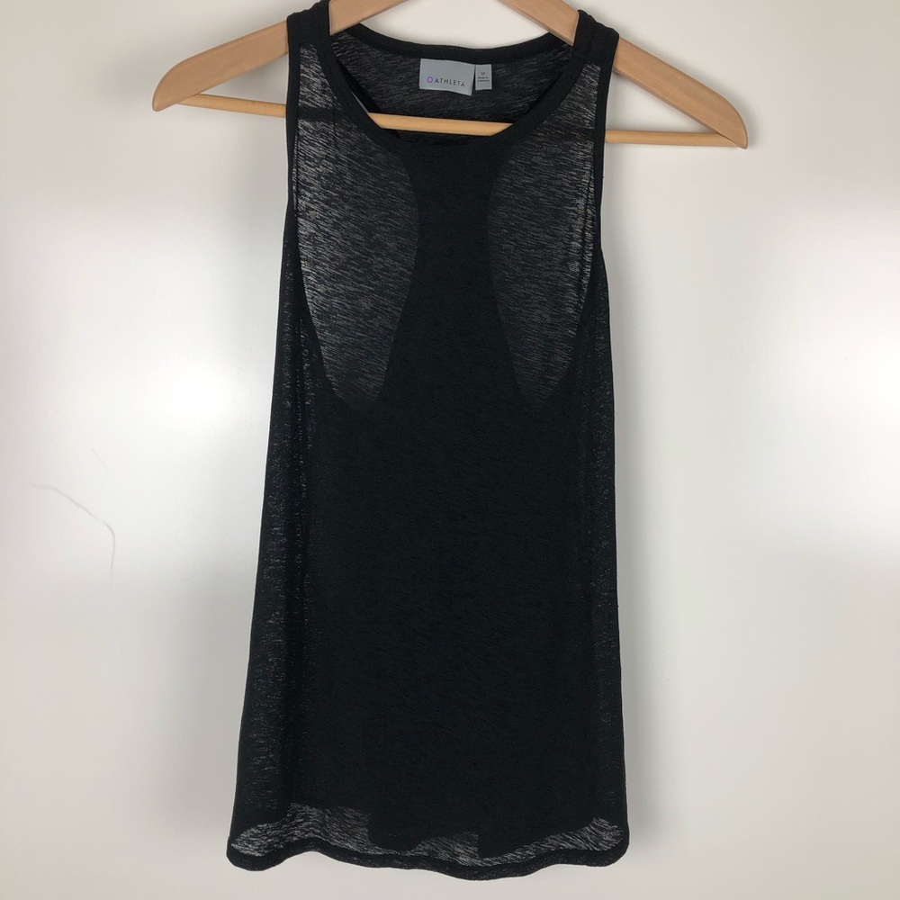 Athleta burnout racerback tank Size medium